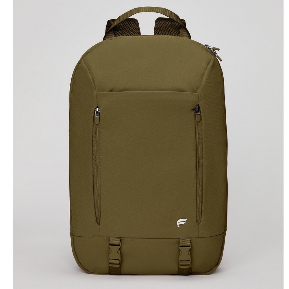 Fabletics The Sleek Backpack Moss Green Laptop Sleeve